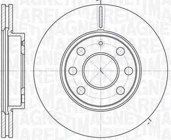 Magneti Marelli 361302040184 - Discofreno autozon.pro