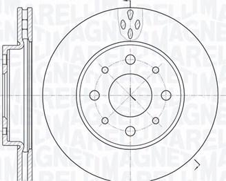 Magneti Marelli 361302040186 - Discofreno autozon.pro