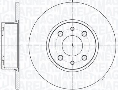 Magneti Marelli 361302040187 - Discofreno autozon.pro