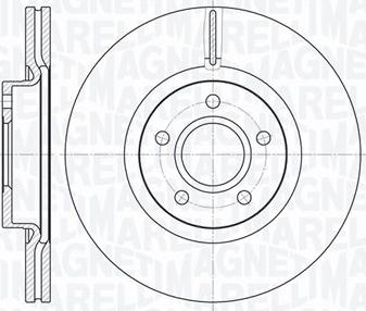 Magneti Marelli 361302040134 - Discofreno autozon.pro