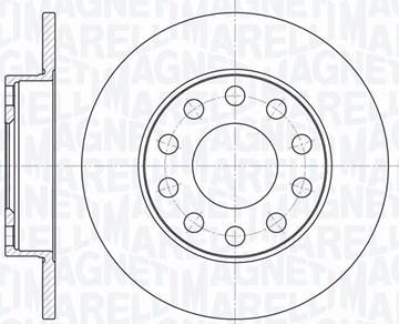 Magneti Marelli 361302040125 - Discofreno autozon.pro