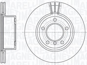 Magneti Marelli 361302040128 - Discofreno autozon.pro