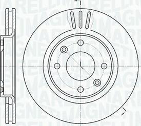 Magneti Marelli 361302040174 - Discofreno autozon.pro