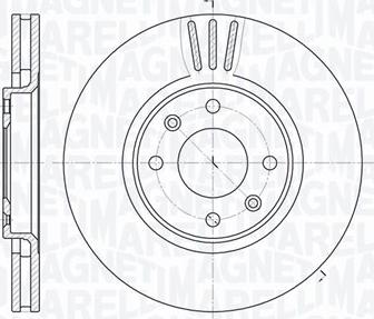 Magneti Marelli 361302040172 - Discofreno autozon.pro