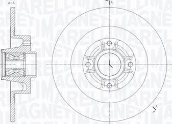 Magneti Marelli 361302040820 - Discofreno autozon.pro