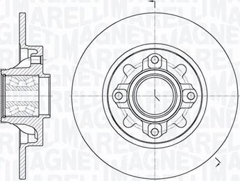 Magneti Marelli 361302040822 - Discofreno autozon.pro