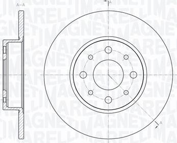 Magneti Marelli 361302040357 - Discofreno autozon.pro