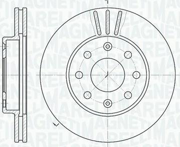 Magneti Marelli 361302040312 - Discofreno autozon.pro