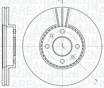 Magneti Marelli 361302040338 - Discofreno autozon.pro