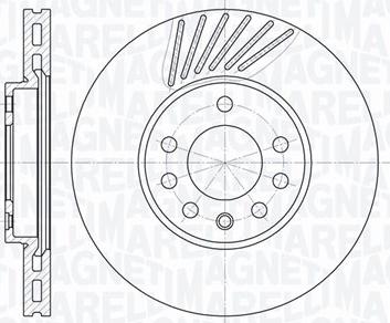 Magneti Marelli 361302040322 - Discofreno autozon.pro