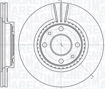 Magneti Marelli 361302040240 - Discofreno autozon.pro