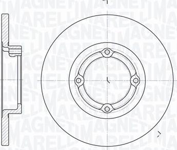 Magneti Marelli 361302040267 - Discofreno autozon.pro