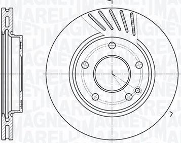 Magneti Marelli 361302040214 - Discofreno autozon.pro