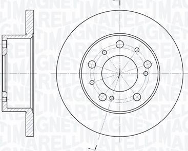 Magneti Marelli 361302040211 - Discofreno autozon.pro