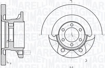 Magneti Marelli 361302040289 - Discofreno autozon.pro