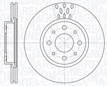 Magneti Marelli 361302040234 - Discofreno autozon.pro