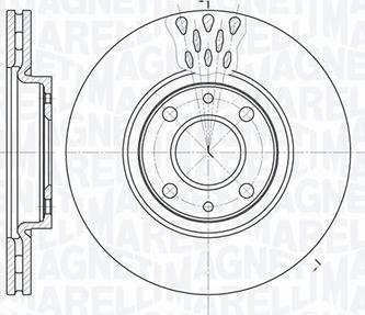 Magneti Marelli 361302040238 - Discofreno autozon.pro