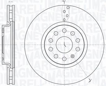 Magneti Marelli 361302040770 - Discofreno autozon.pro