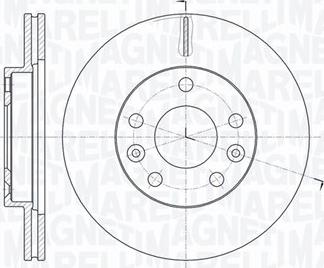 Magneti Marelli 361302040773 - Discofreno autozon.pro