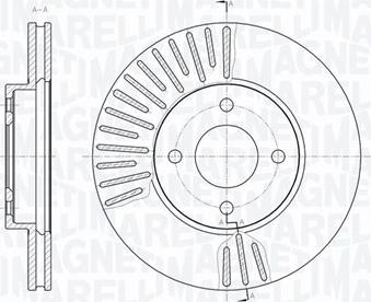 Magneti Marelli 361302040772 - Discofreno autozon.pro