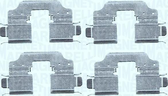 Magneti Marelli 363915110080 - Kit accessori, Pastiglia freno autozon.pro