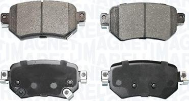 Magneti Marelli 363916060920 - Kit pastiglie freno, Freno a disco autozon.pro