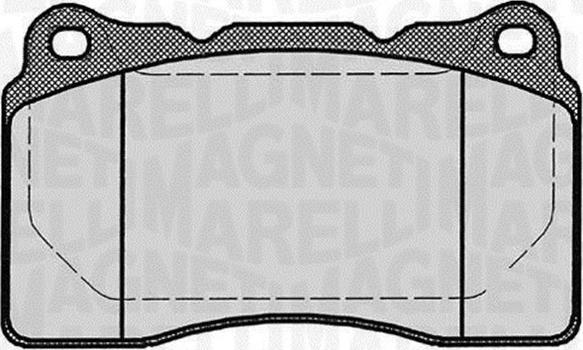 Magneti Marelli 363916060499 - Kit pastiglie freno, Freno a disco autozon.pro