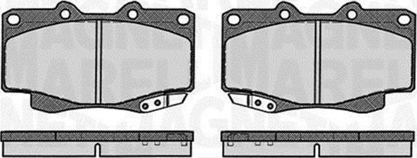 Magneti Marelli 363916060495 - Kit pastiglie freno, Freno a disco autozon.pro