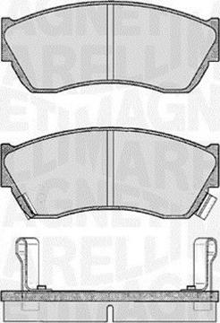 Magneti Marelli 363916060491 - Kit pastiglie freno, Freno a disco autozon.pro