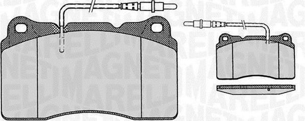 Magneti Marelli 363916060498 - Kit pastiglie freno, Freno a disco autozon.pro