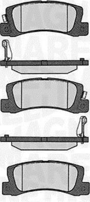 Magneti Marelli 363916060492 - Kit pastiglie freno, Freno a disco autozon.pro