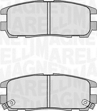 Magneti Marelli 363916060497 - Kit pastiglie freno, Freno a disco autozon.pro