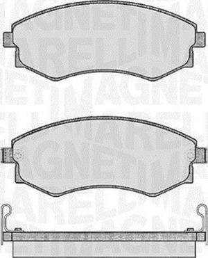 Magneti Marelli 363916060467 - Kit pastiglie freno, Freno a disco autozon.pro