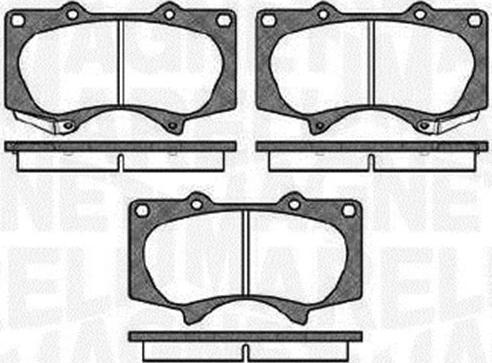 Magneti Marelli 363916060409 - Kit pastiglie freno, Freno a disco autozon.pro