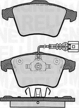 Magneti Marelli 363916060414 - Kit pastiglie freno, Freno a disco autozon.pro