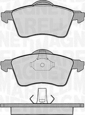 Magneti Marelli 363916060418 - Kit pastiglie freno, Freno a disco autozon.pro