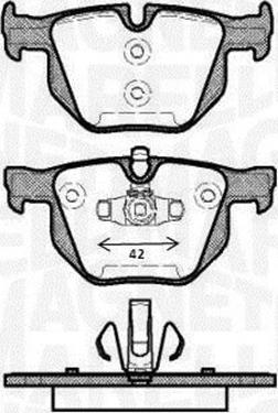 Magneti Marelli 363916060486 - Kit pastiglie freno, Freno a disco autozon.pro