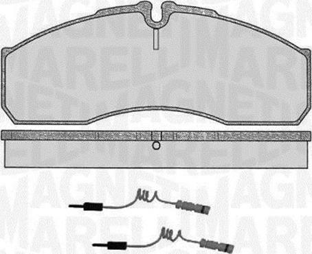 Magneti Marelli 363916060481 - Kit pastiglie freno, Freno a disco autozon.pro