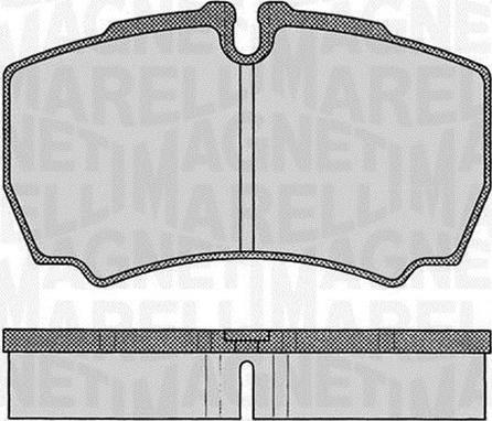 Magneti Marelli 363916060434 - Kit pastiglie freno, Freno a disco autozon.pro