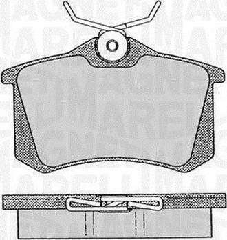 Magneti Marelli 363916060432 - Kit pastiglie freno, Freno a disco autozon.pro