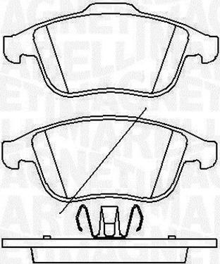 Magneti Marelli 363916060429 - Kit pastiglie freno, Freno a disco autozon.pro