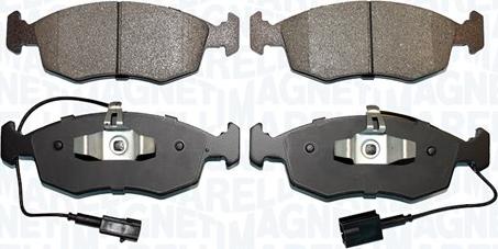 Magneti Marelli 363916060427 - Kit pastiglie freno, Freno a disco autozon.pro