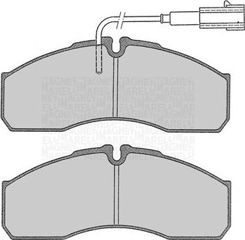 Magneti Marelli 363916060479 - Kit pastiglie freno, Freno a disco autozon.pro