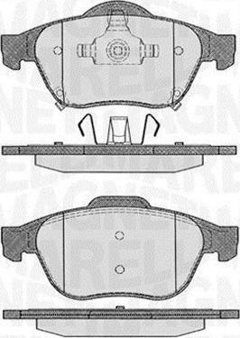 Magneti Marelli 363916060595 - Kit pastiglie freno, Freno a disco autozon.pro