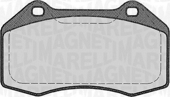 Magneti Marelli 363916060590 - Kit pastiglie freno, Freno a disco autozon.pro