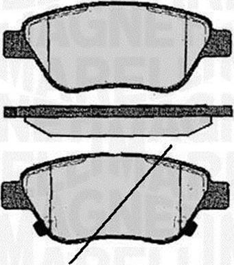 Magneti Marelli 363916060559 - Kit pastiglie freno, Freno a disco autozon.pro