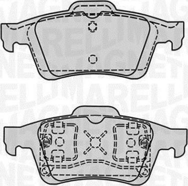 Magneti Marelli 363916060569 - Kit pastiglie freno, Freno a disco autozon.pro