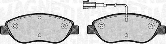 Magneti Marelli 363916060563 - Kit pastiglie freno, Freno a disco autozon.pro