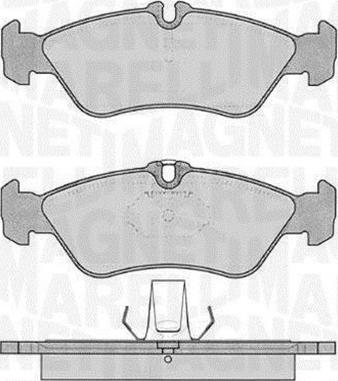 Magneti Marelli 363916060505 - Kit pastiglie freno, Freno a disco autozon.pro