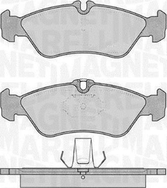 Magneti Marelli 363916060506 - Kit pastiglie freno, Freno a disco autozon.pro